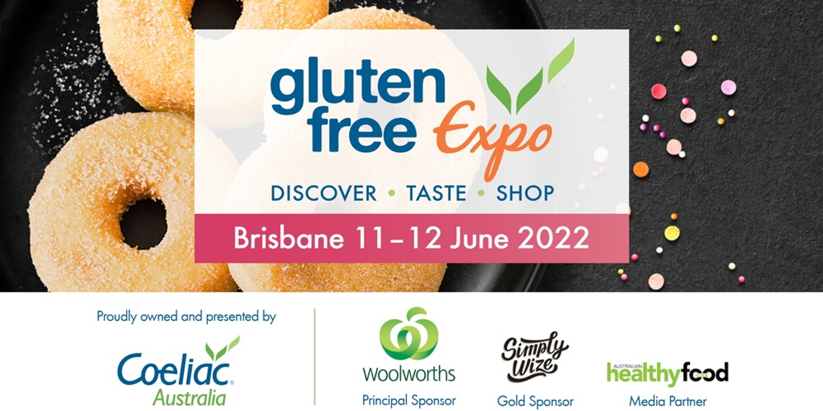 Banner image for Brisbane Gluten Free Expo 11-12 June 2022 