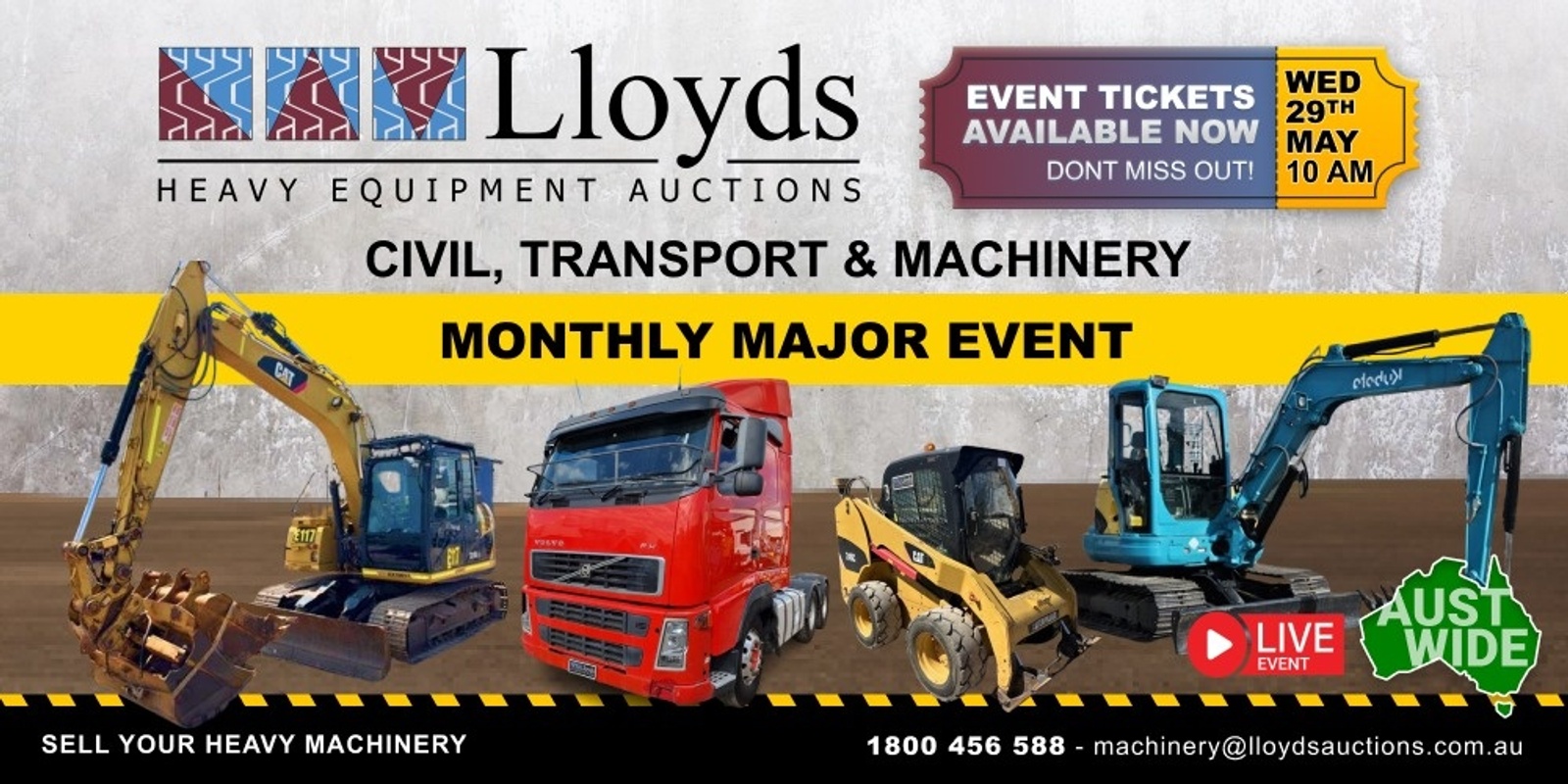 Banner image for Civil, Transport and Machinery Major Monthly Event. 