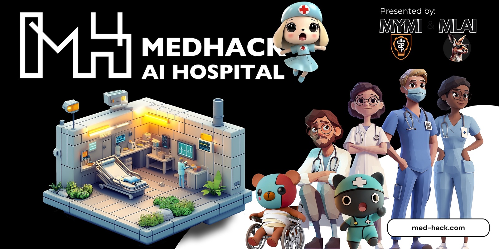 Banner image for MedHack: AI Hospital