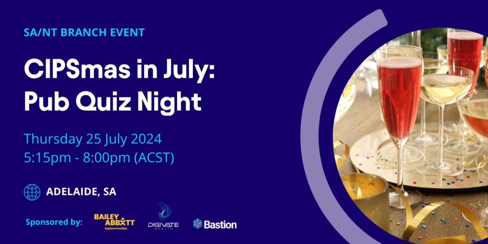 Banner image for SA/NT Branch- CIPSmas in July: Pub Quiz Night 