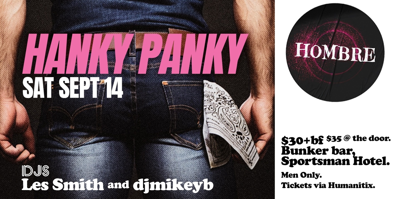 Banner image for Hombre presents Hanky Panky