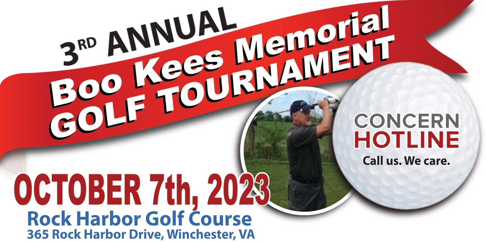 Banner image for 3rd Annual "Boo" Kees Memorial Golf tournament