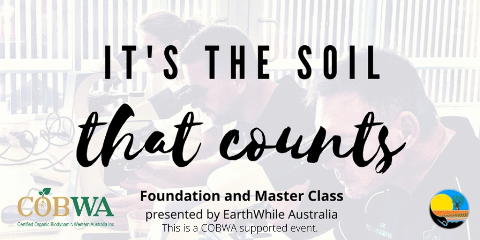 Banner image for It's the Soil that Counts- 2 Day Workshop