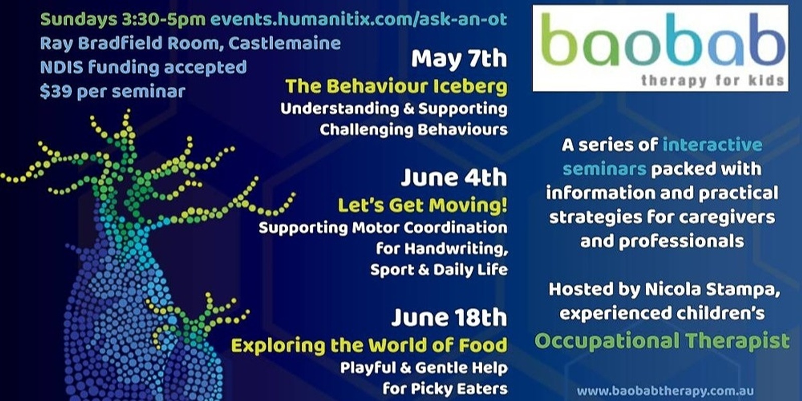 Banner image for Ask an OT: Interactive Seminars for Families, Caregivers & Professionals - Castlemaine