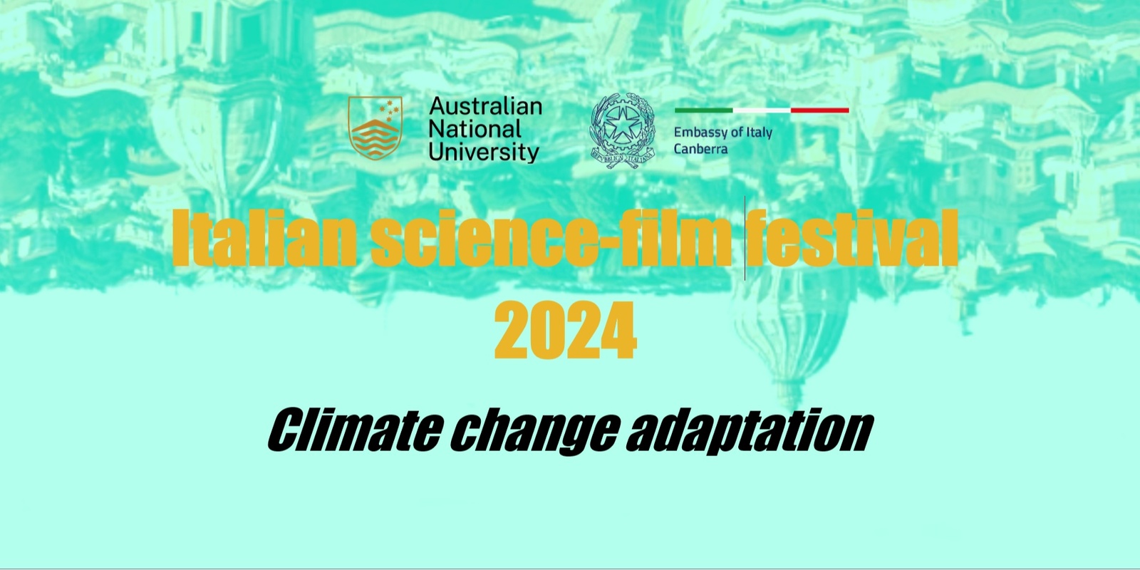 Banner image for Italian science-film festival 2024 Climate change adaptation