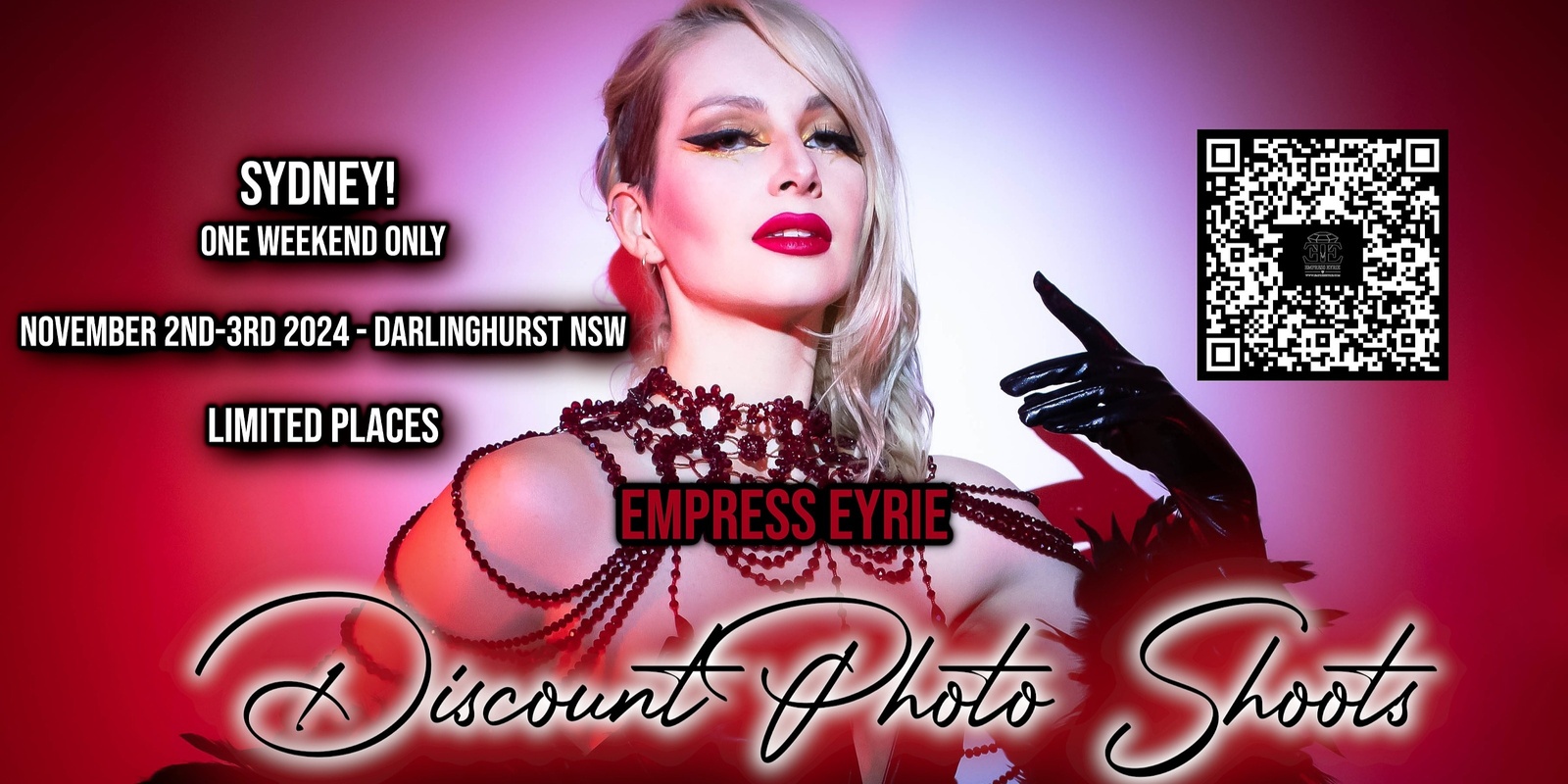 Banner image for Empress Eyrie Discount Photo Shoots in SYDNEY