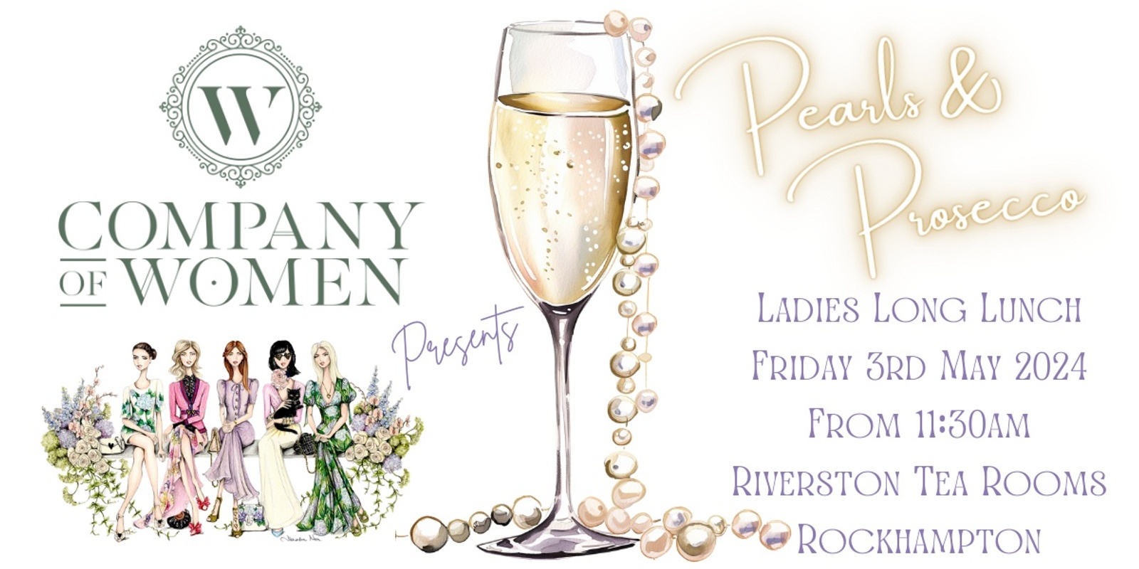 Banner image for Pearls and Prosecco Ladies Long Lunch