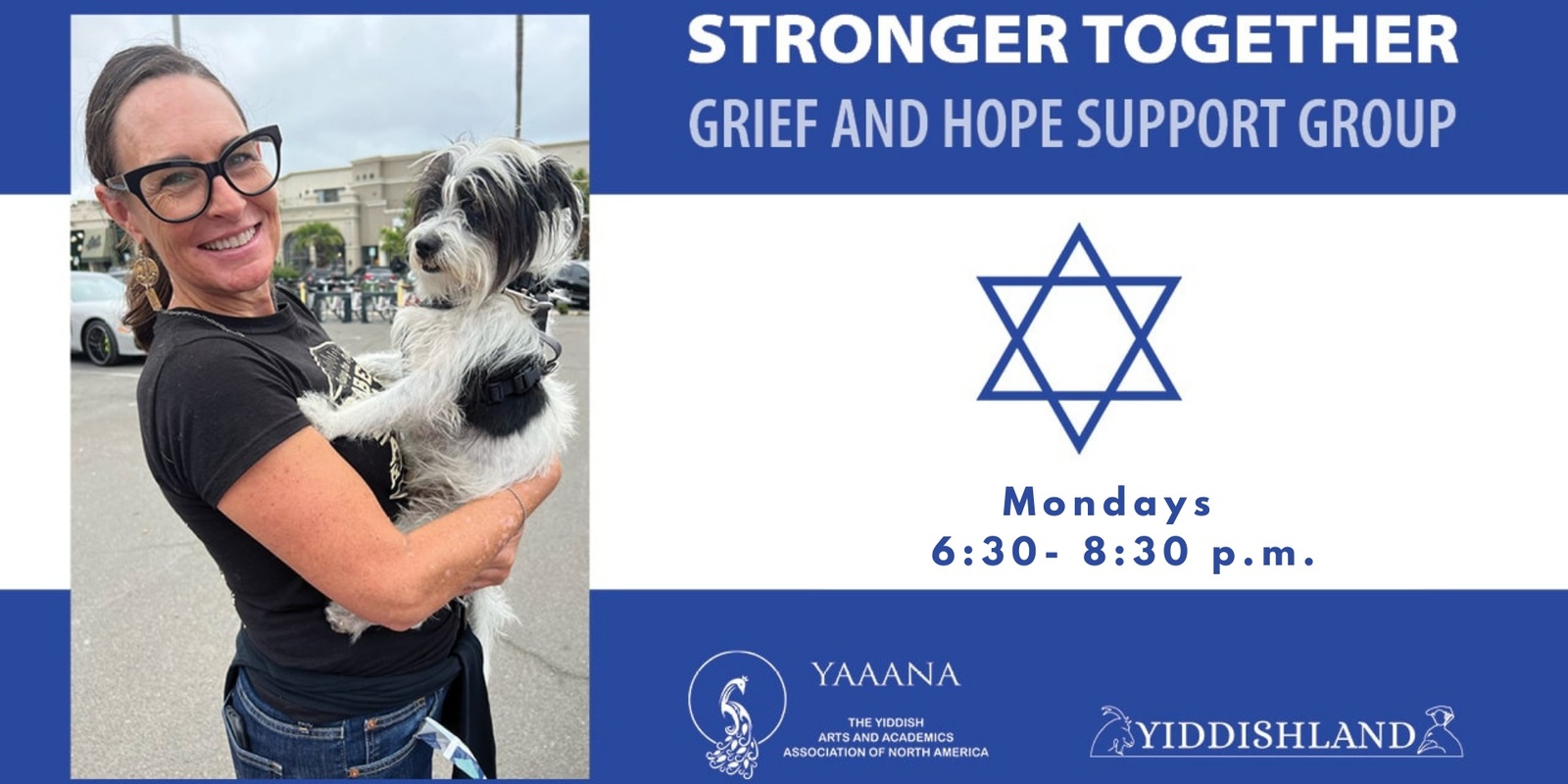 Banner image for  Yiddishland Stronger Together Support Group