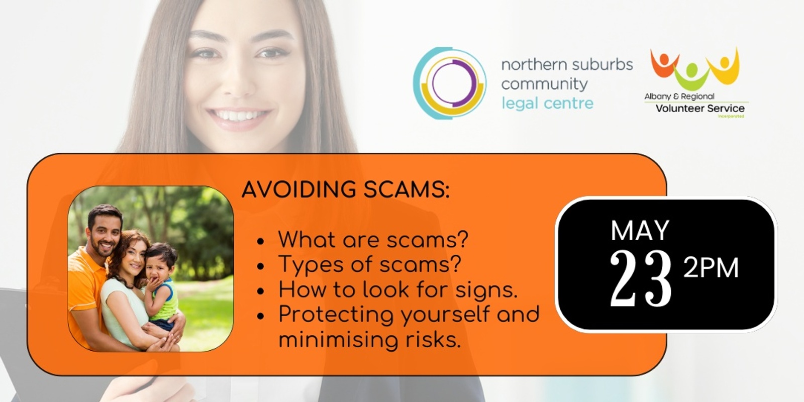 Banner image for Avoiding Scams