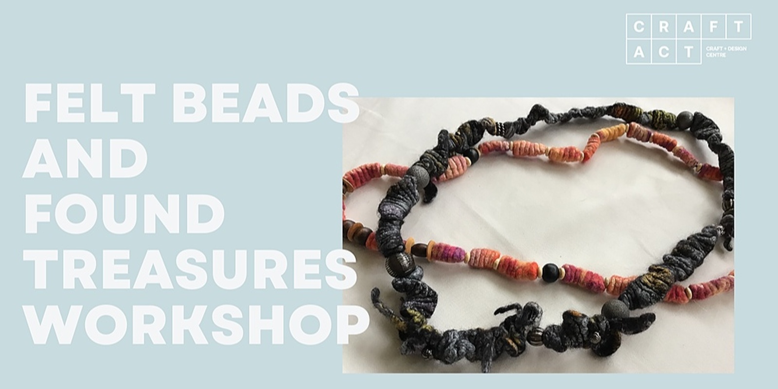 Banner image for KIDS: Felt Caterpillar Beads and Found Treasures Workshop