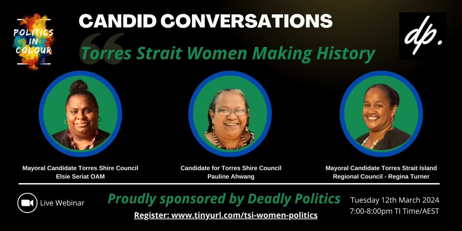 Banner image for Candid Conversations - Torres Strait Women Making History
