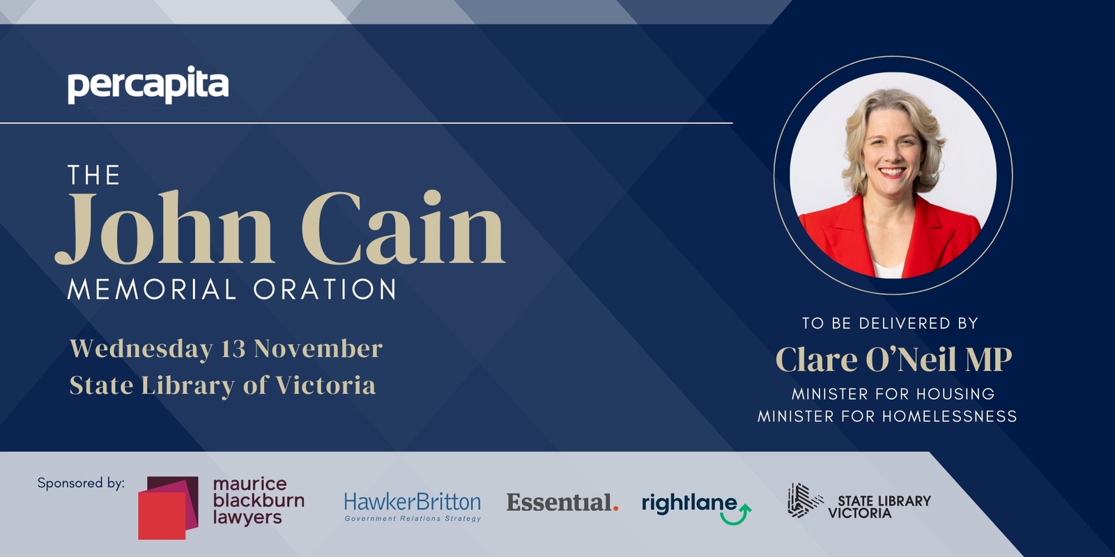 Banner image for 2024 John Cain Memorial Oration