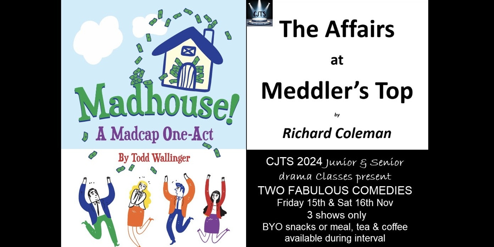 Banner image for  "MADHOUSE" and "THE AFFAIRS AT MEDDLER'S TOP""