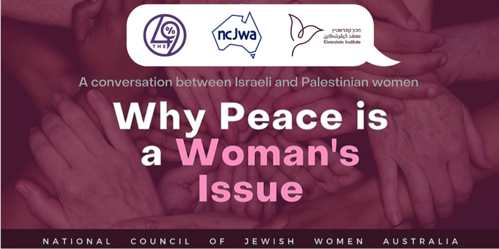 Banner image for Why Peace is a Woman's Issue