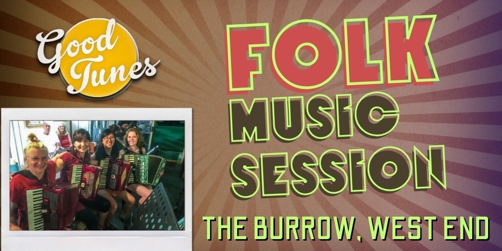 Banner image for Good Tunes Session 29 April