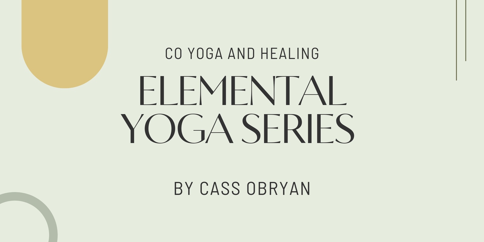 Banner image for Elemental Yoga Series