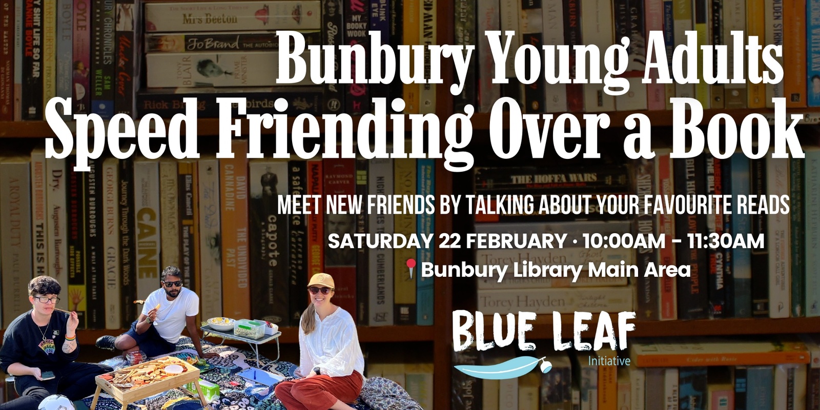 Banner image for Bunbury Young Adults Speed Friending Over a Book