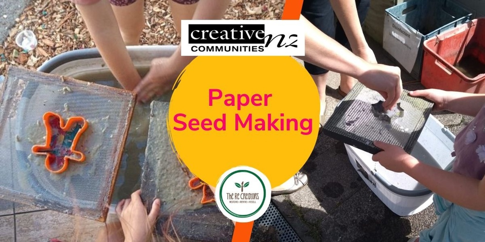 Banner image for Seed Papermaking, Leys Institute Little Library, Wednesday, 2 October, 2 pm -4pm.