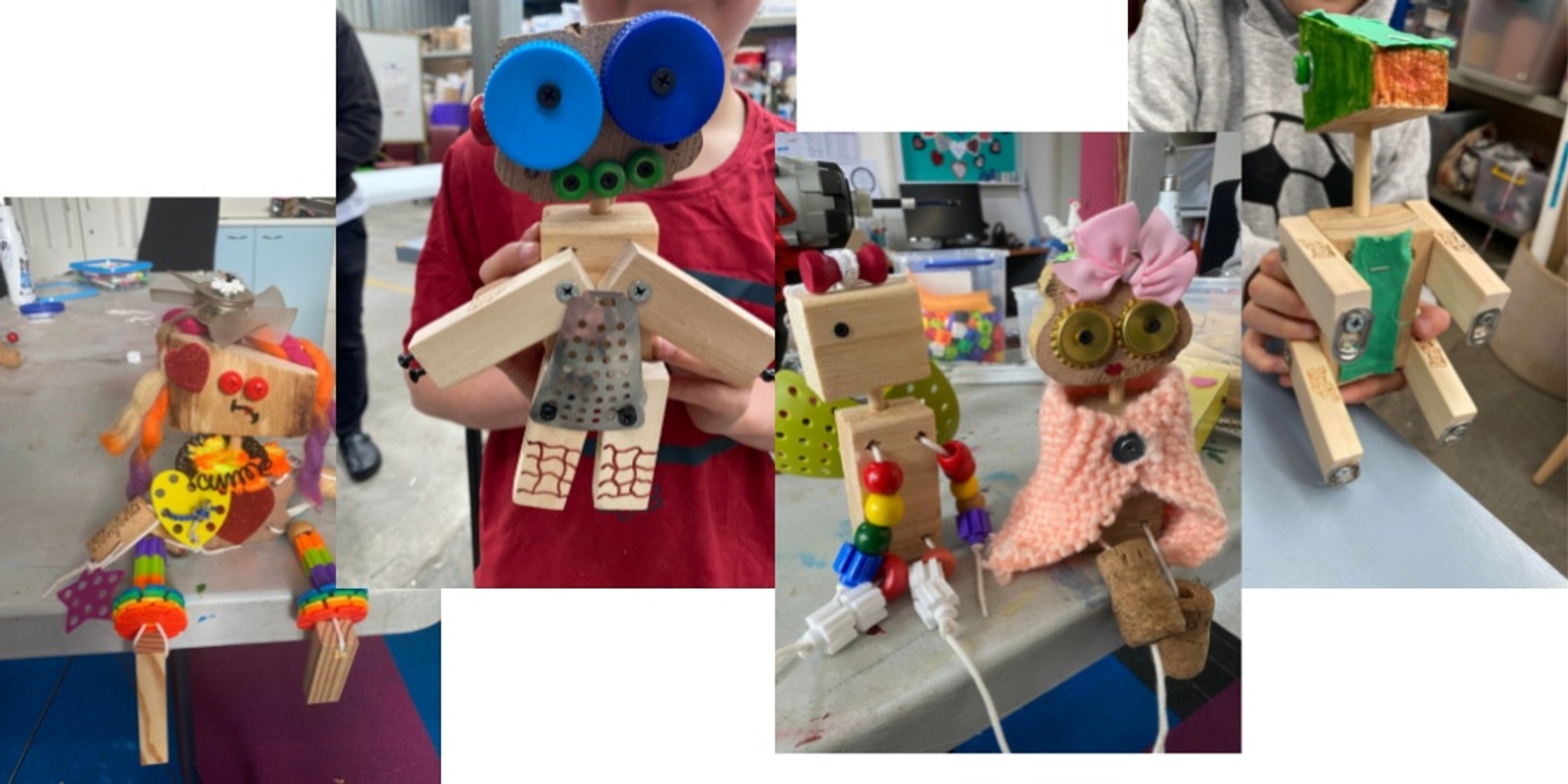 Banner image for Wooden Doll and Robot Making with Professor Wiggle 