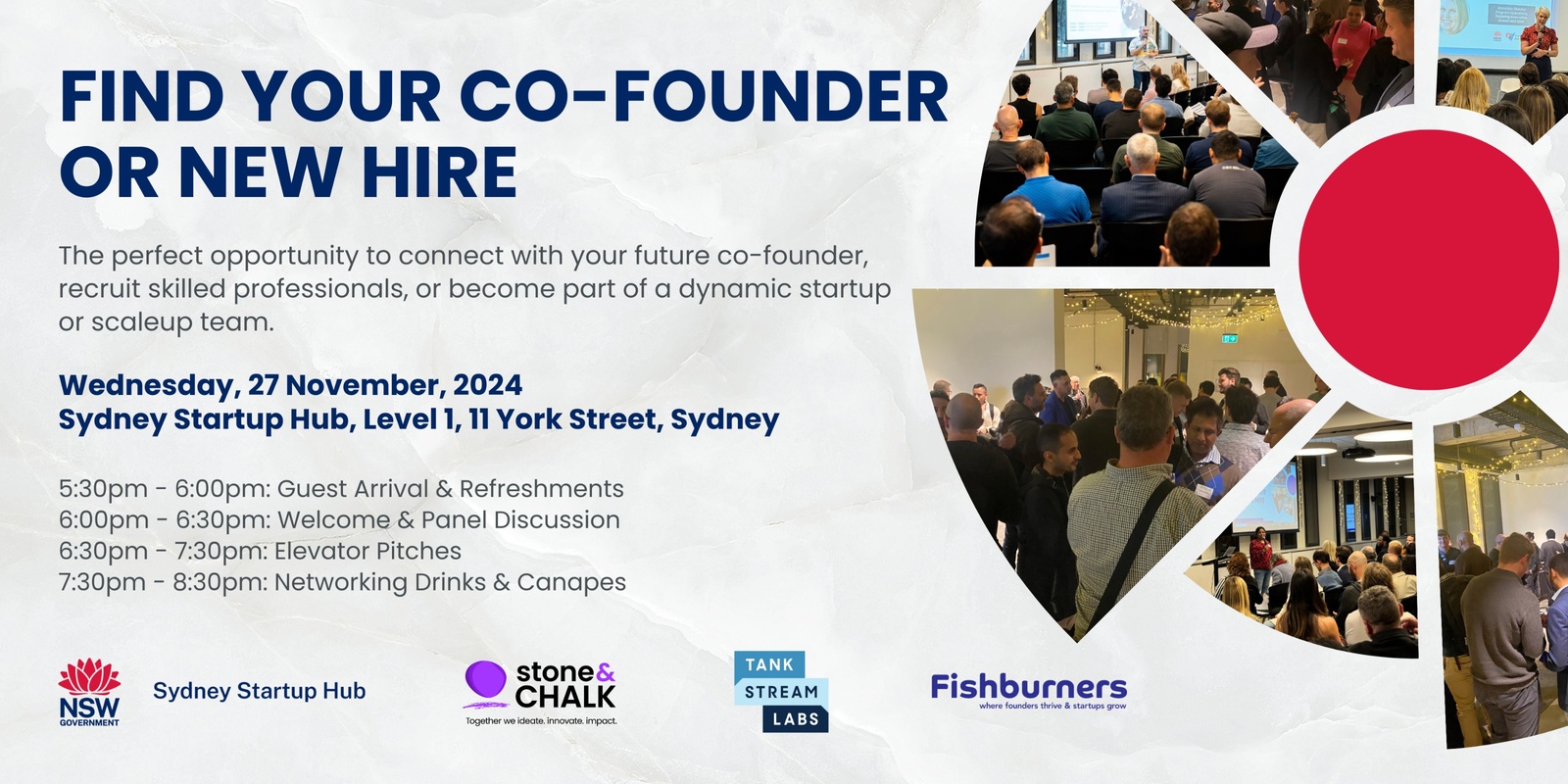 Banner image for Find your Co-Founder or New Hire