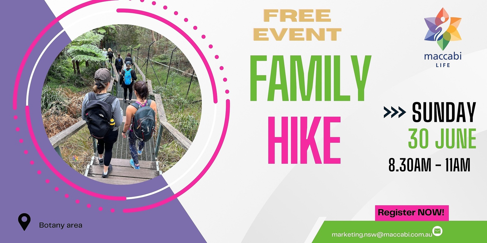 Banner image for Maccabi LIFE - Family Hike 30 June