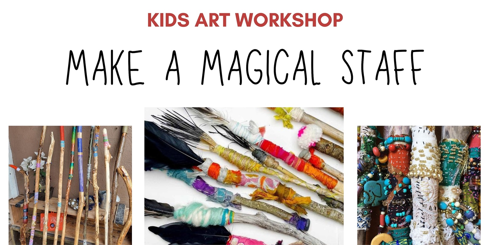 Banner image for Kids art workshop MAKE YOUR OWN MAGICAL STAFF