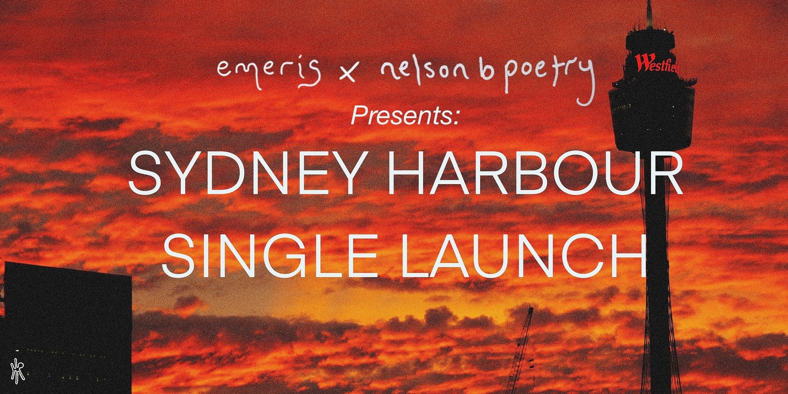 Banner image for emeris x nelson b poetry Pres: VIEWS OF OUR CITY a SYDNEY HARBOUR SINGLE LAUNCH