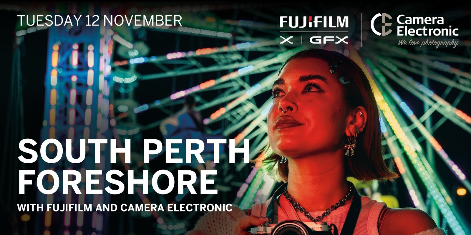 Banner image for South Perth Foreshore with Fujifilm and Camera Electronic