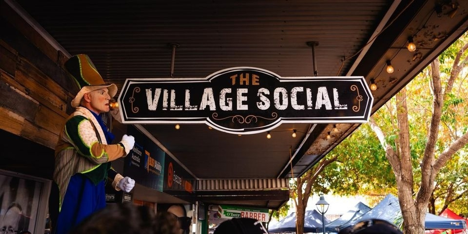 The Village Social's banner