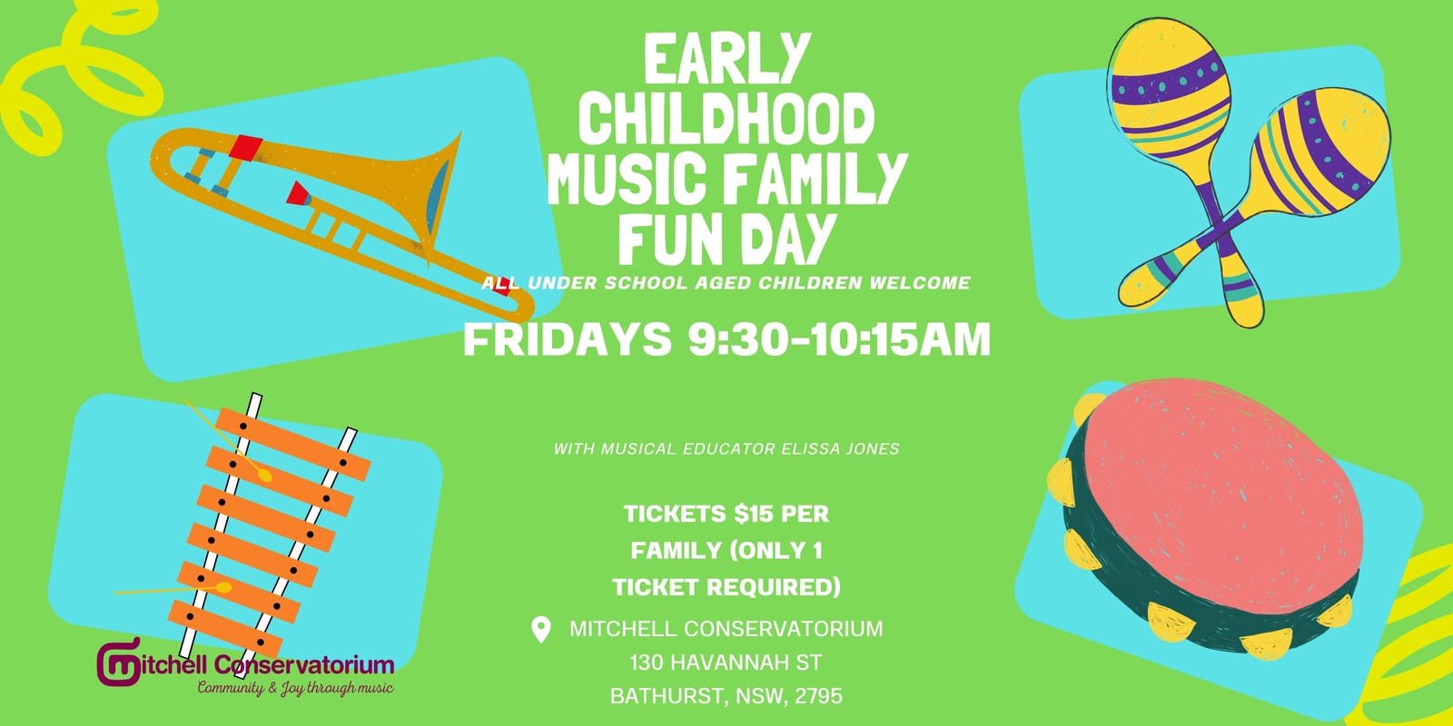 Banner image for Early Childhood Music Family Fun Fridays Term 2