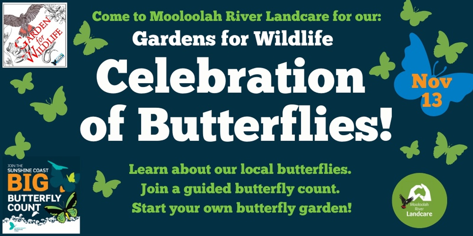 Banner image for Gardens for Wildlife Celebration of Butterflies!