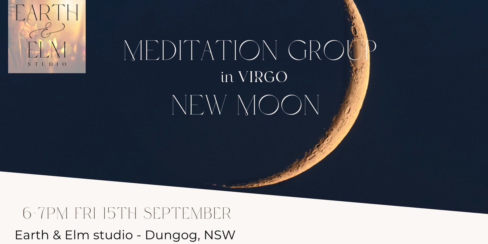 Banner image for Meditation Group: New Moon in Virgo 