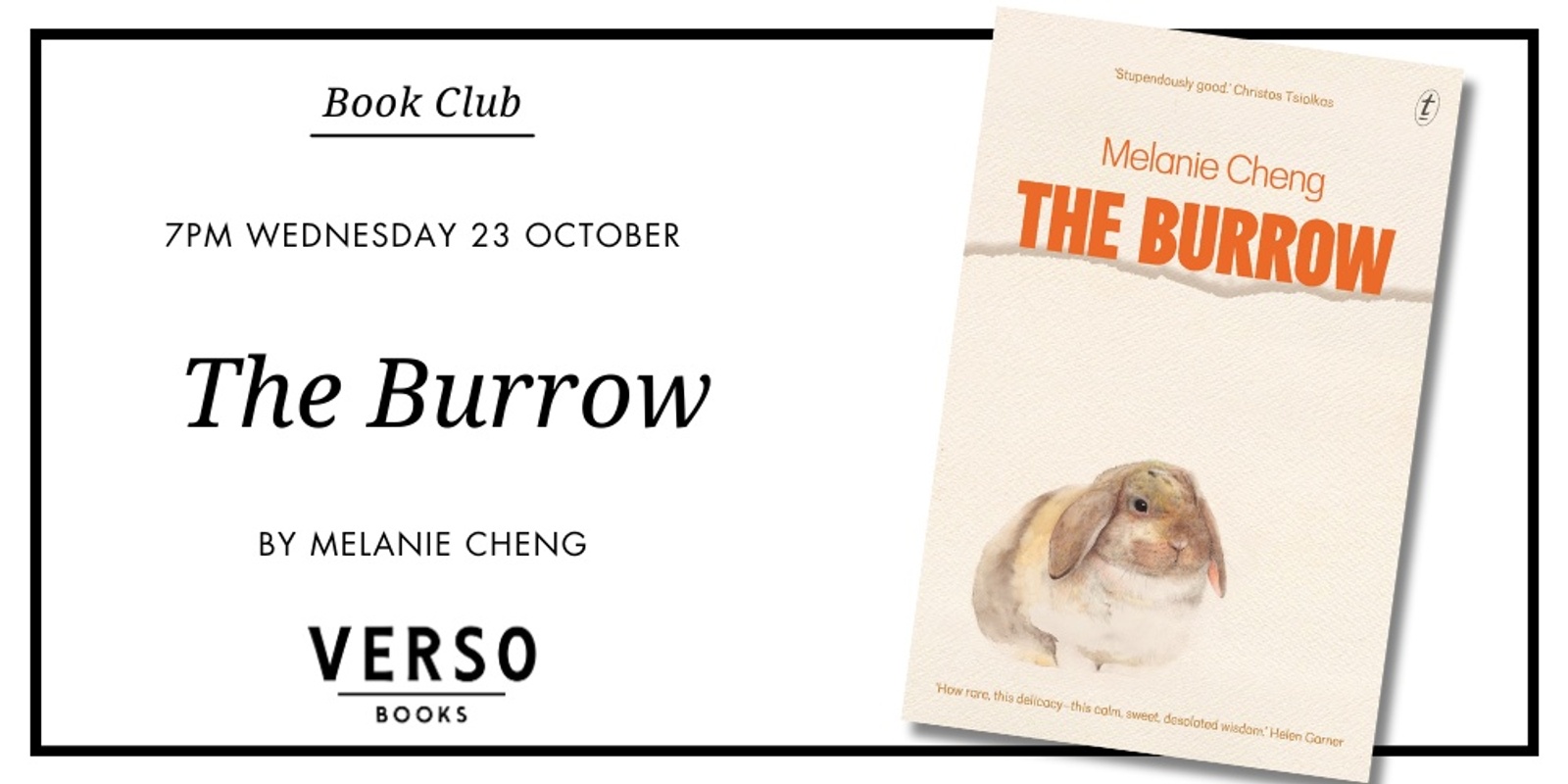 Banner image for Verso Books Book Club: The Burrow