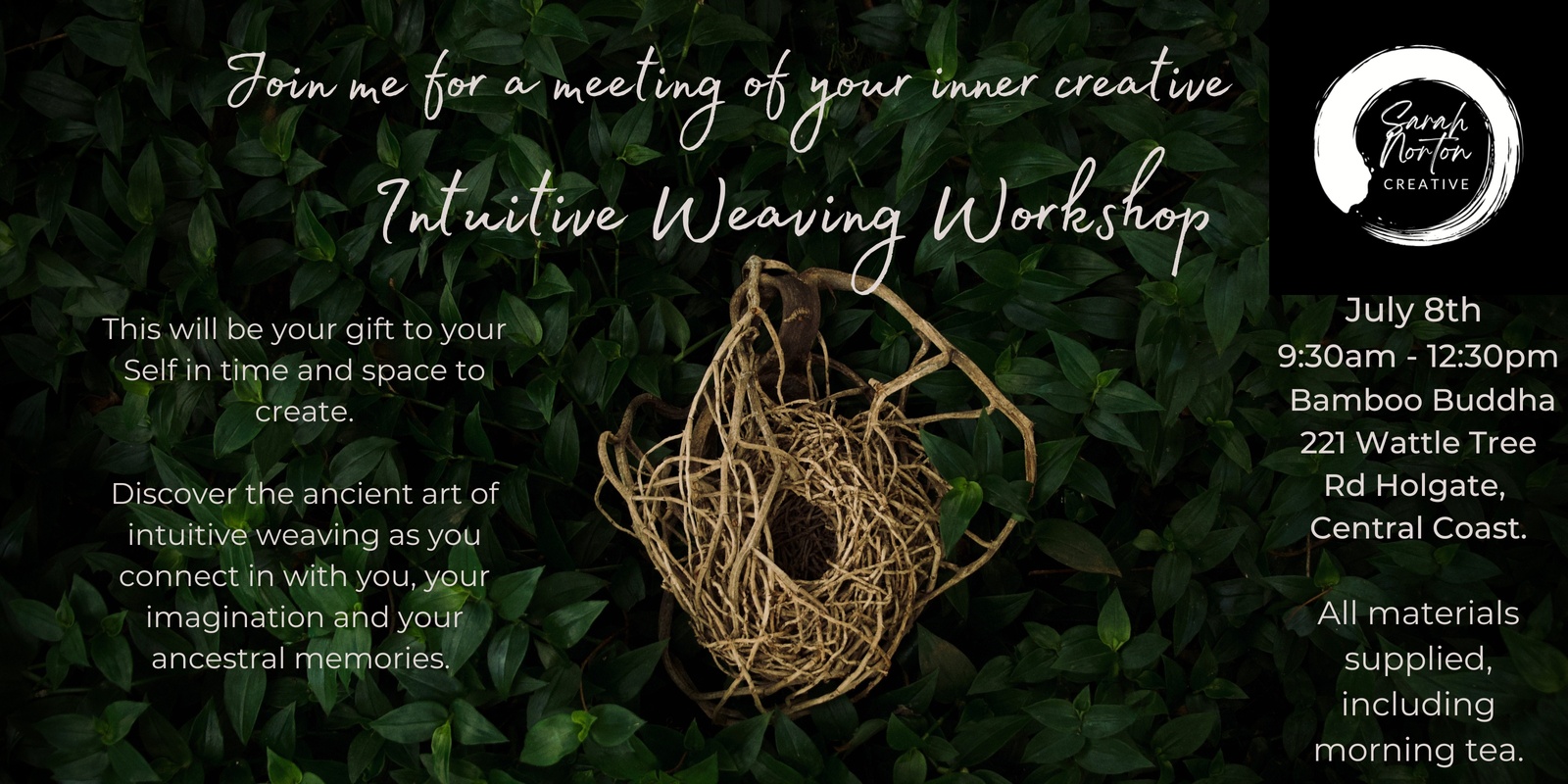 Banner image for Intuitive Weaving on the Coast: A Meeting of Your Inner Creative 