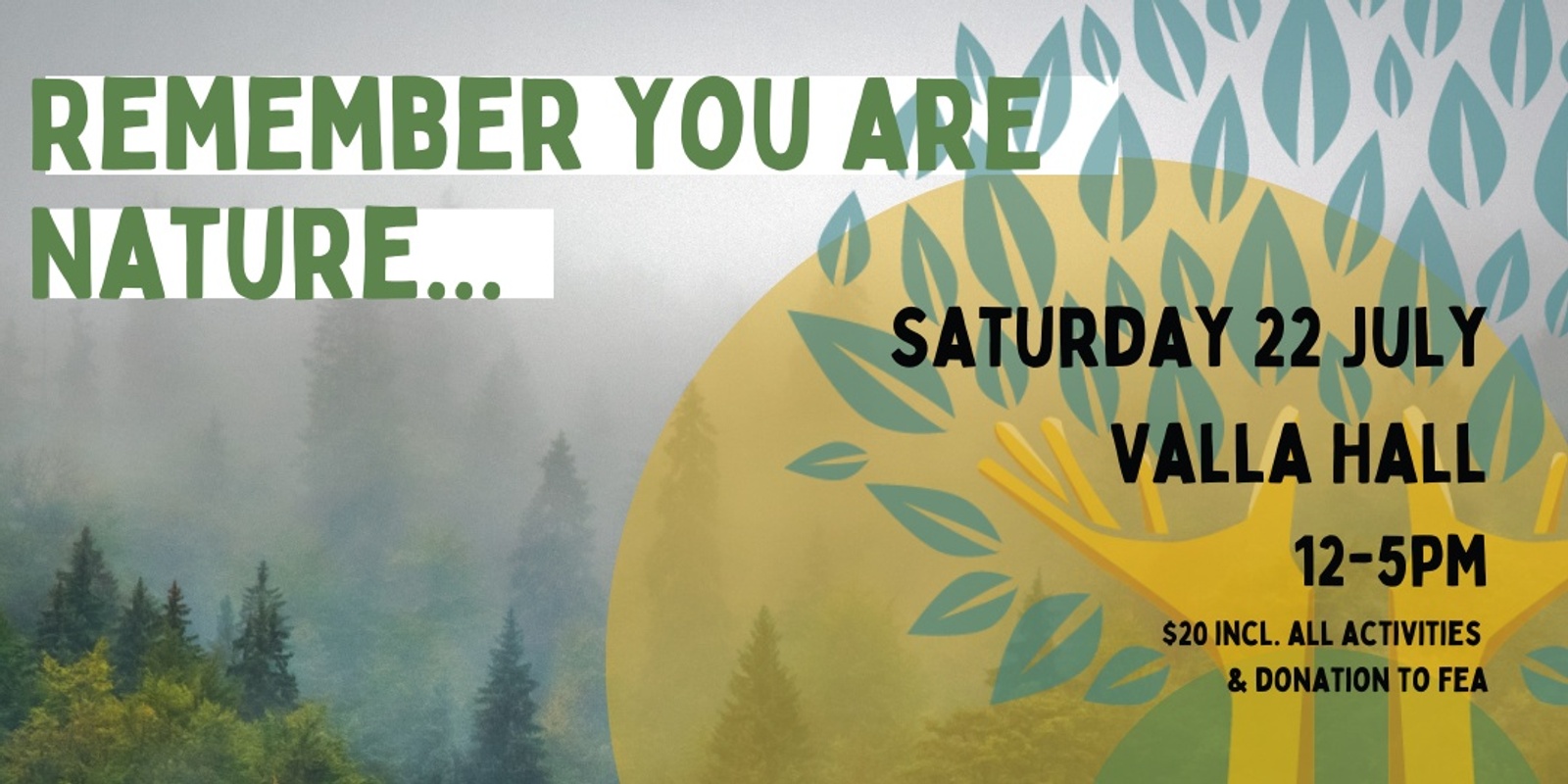 Banner image for 'Remember You Are Nature' 