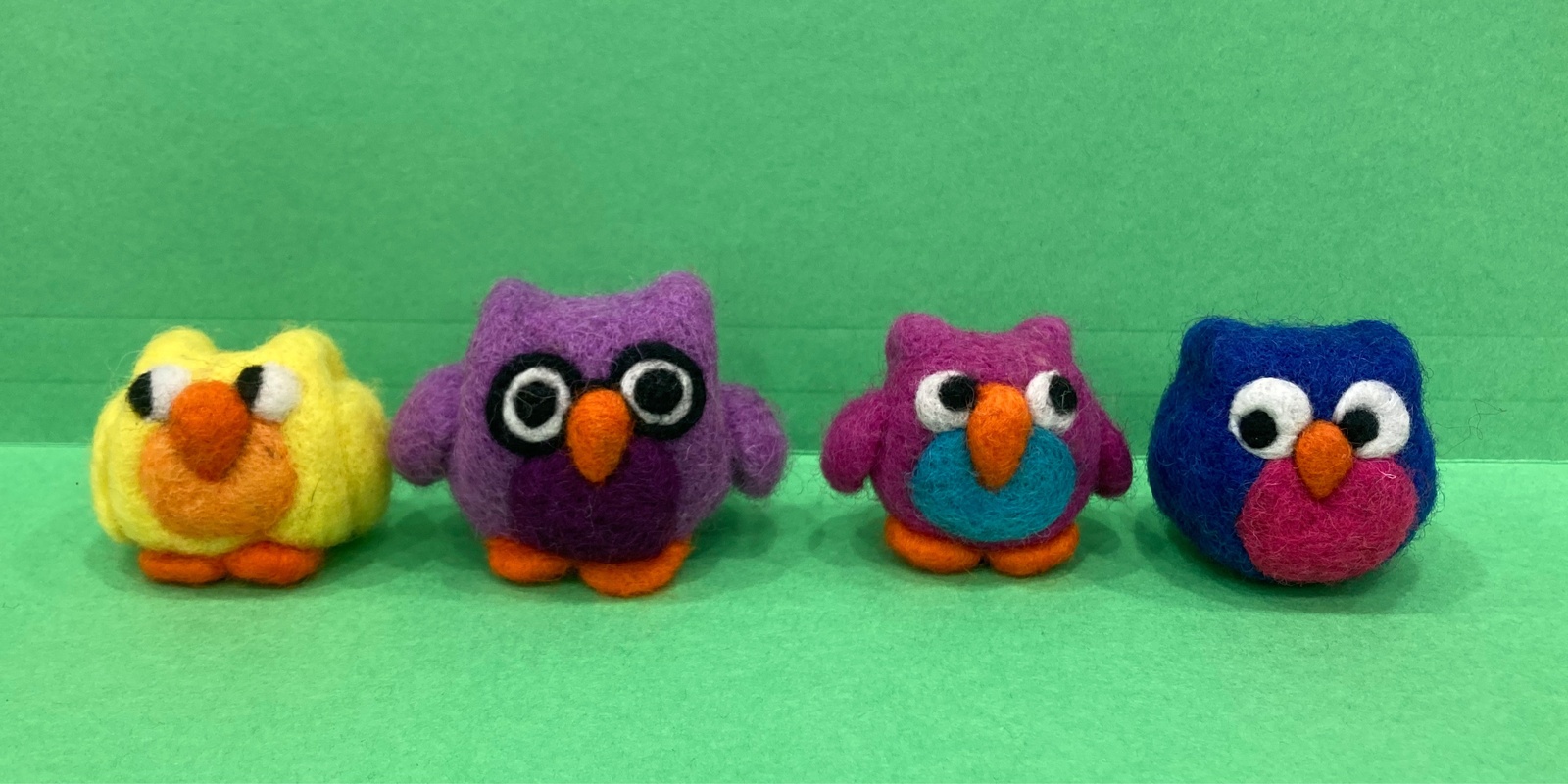 Banner image for Needle Felting: Colourful Owls with Heather