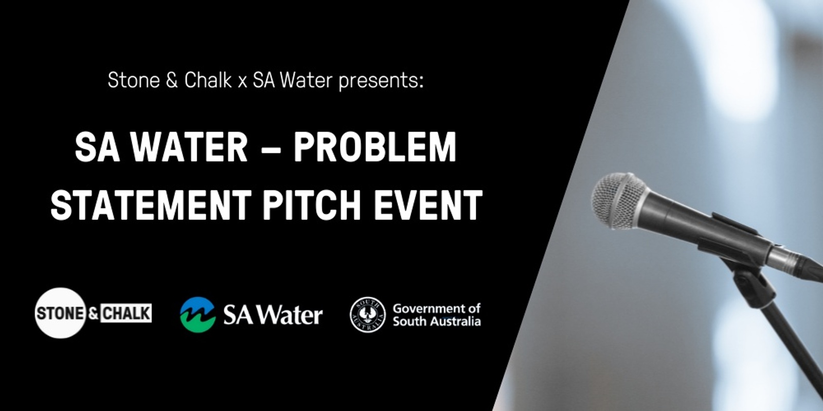 Banner image for SA Water – Problem Statement Pitch Event
