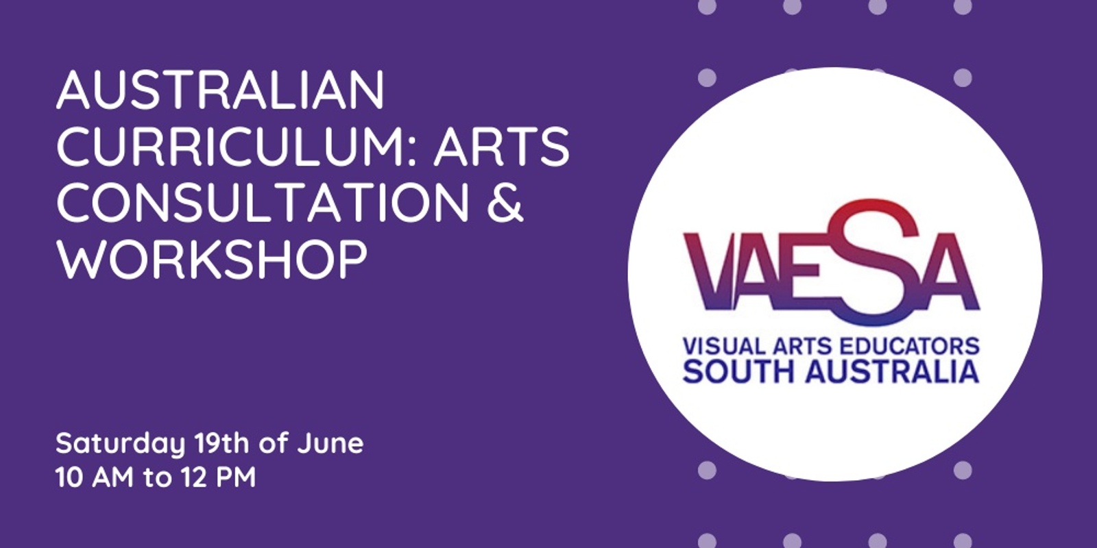 Banner image for Australian Curriculum: Arts Consultation & Workshop