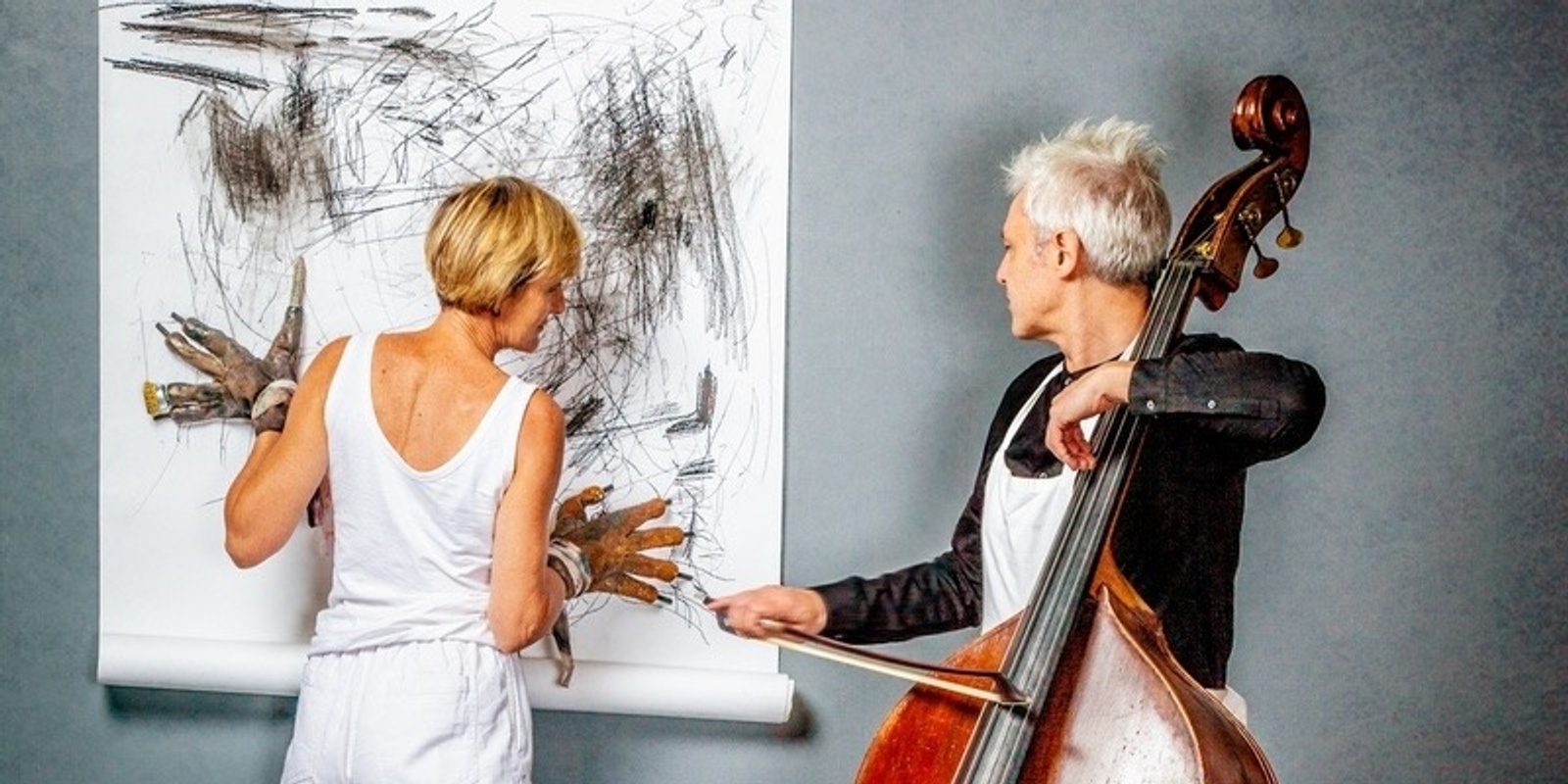 Banner image for 8. Expressive drawing to sound, including demonstration performance and life drawing with musician model 