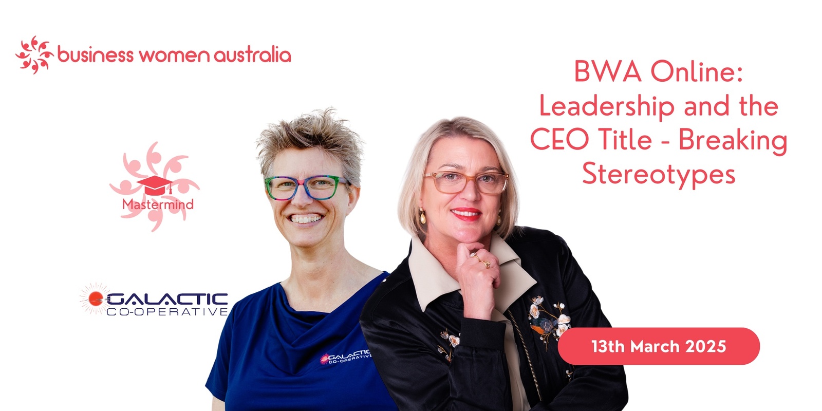 Banner image for BWA Online: Leadership and the CEO Title - Breaking Stereotypes