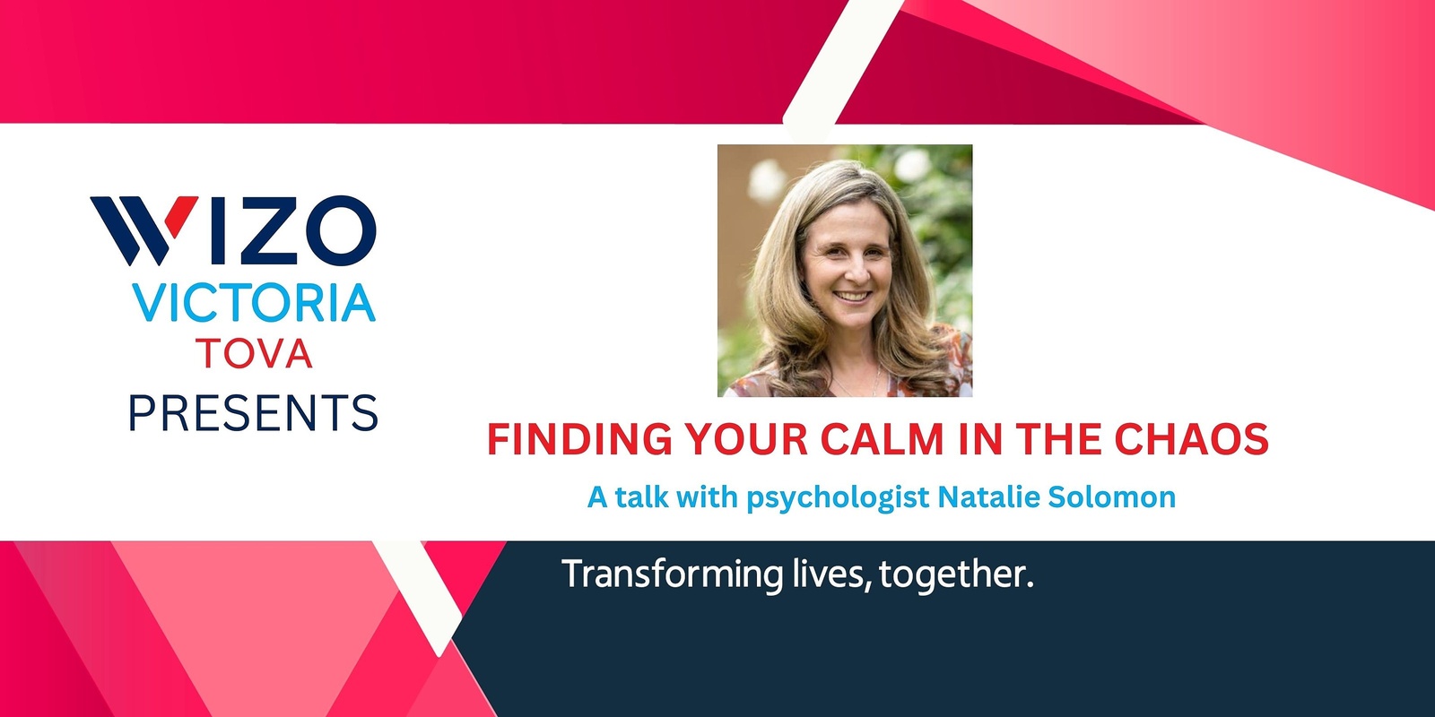 Banner image for Finding your calm in the chaos