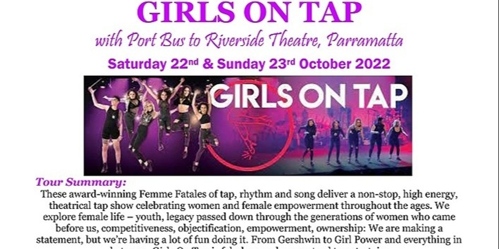 Banner image for GIRLS ON TAP