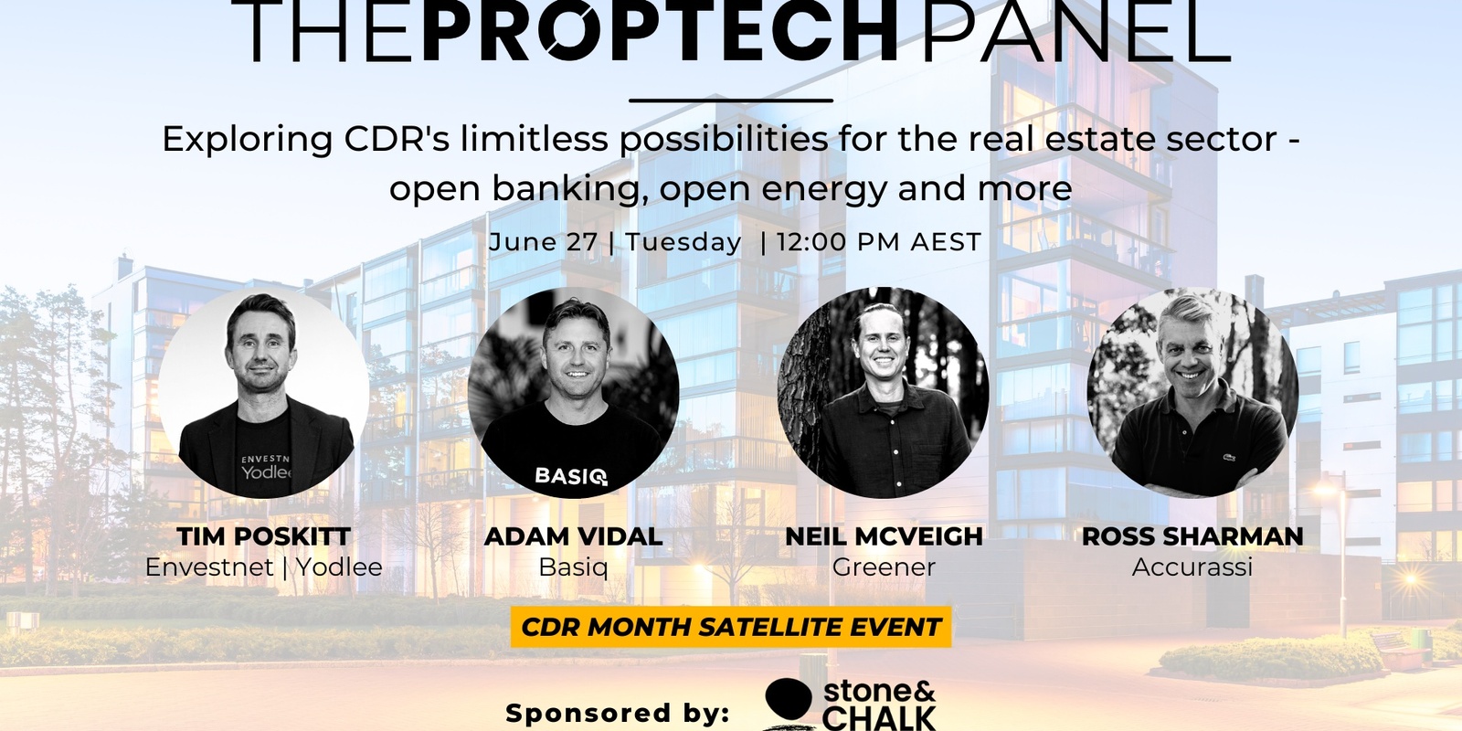 Banner image for The Proptech Panel:  Exploring CDR's Limitless Possibilities for the Real Estate Sector
