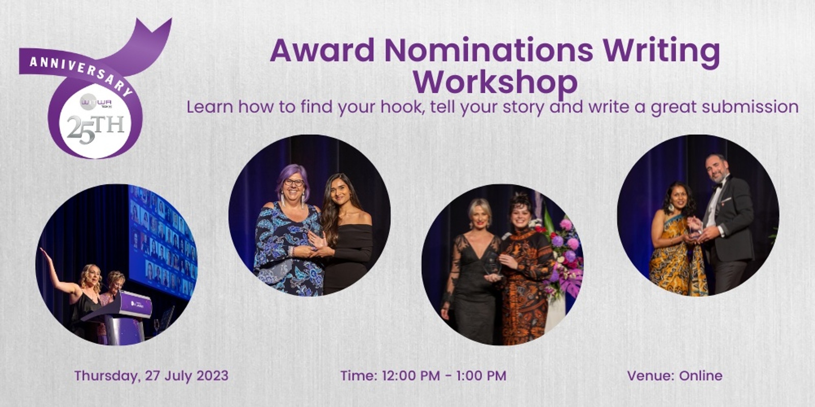 Banner image for Award Nominations Writing Workshop #2 (lunch session)