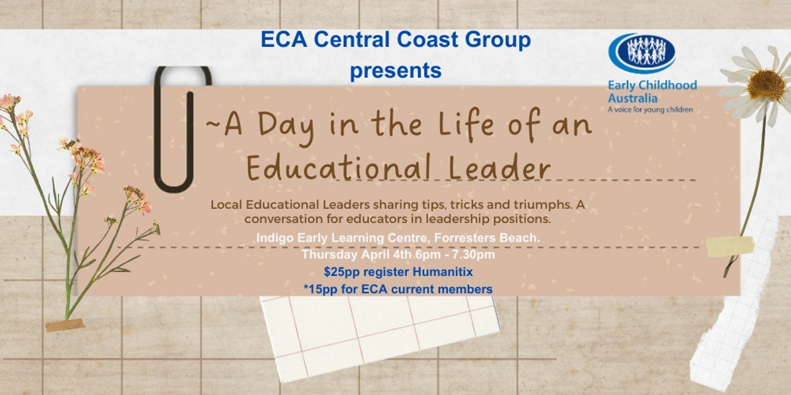 Banner image for 'A Day in the Life of an Educational Leader'