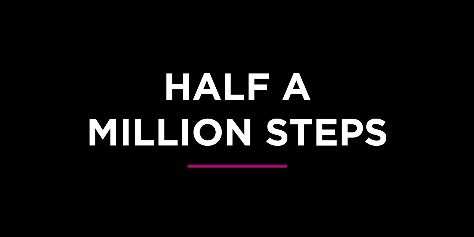 Banner image for Half A Million Steps Screening 