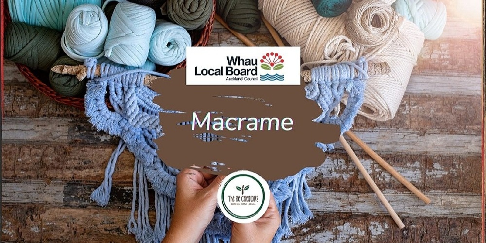 Macrame for Adults, Blockhouse Bay Library, Sunday 2 April 1pm - 3 pm