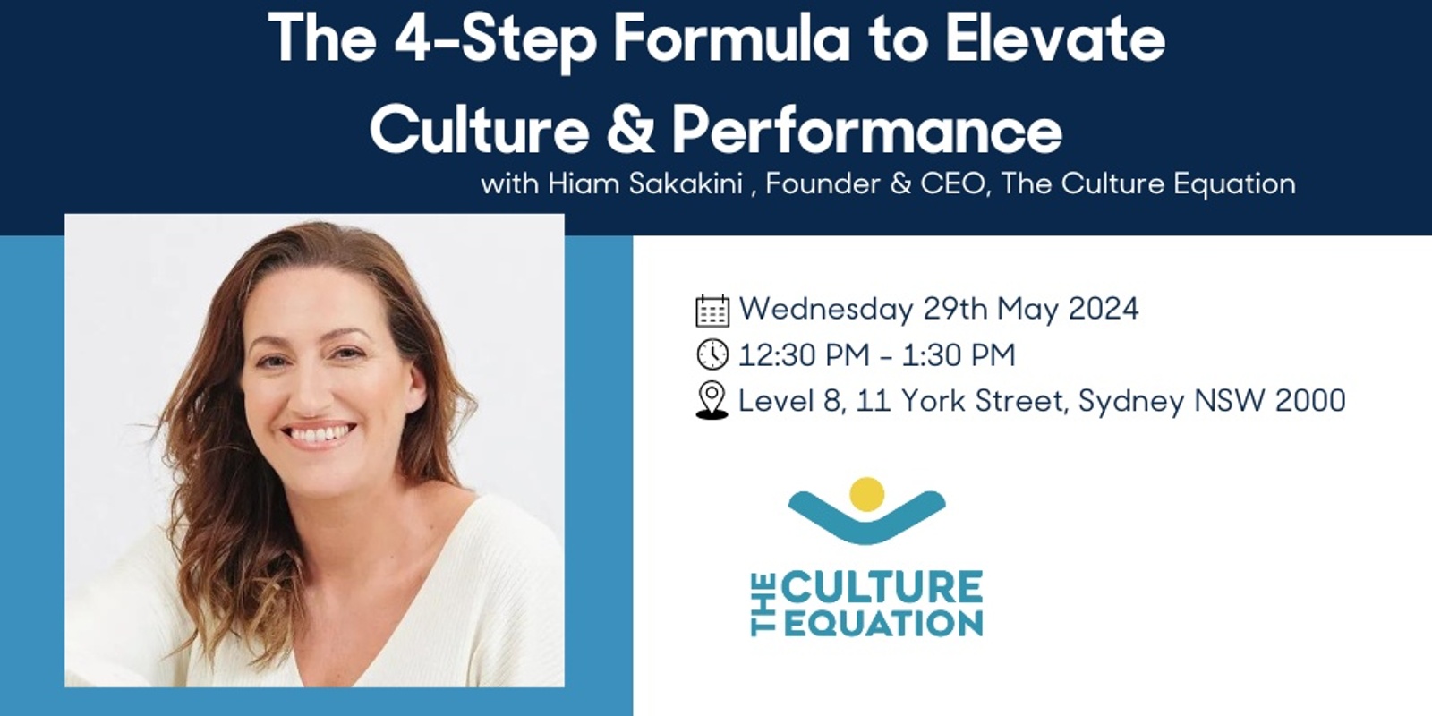Banner image for The 4-Step Formula to Elevate Culture & Performance