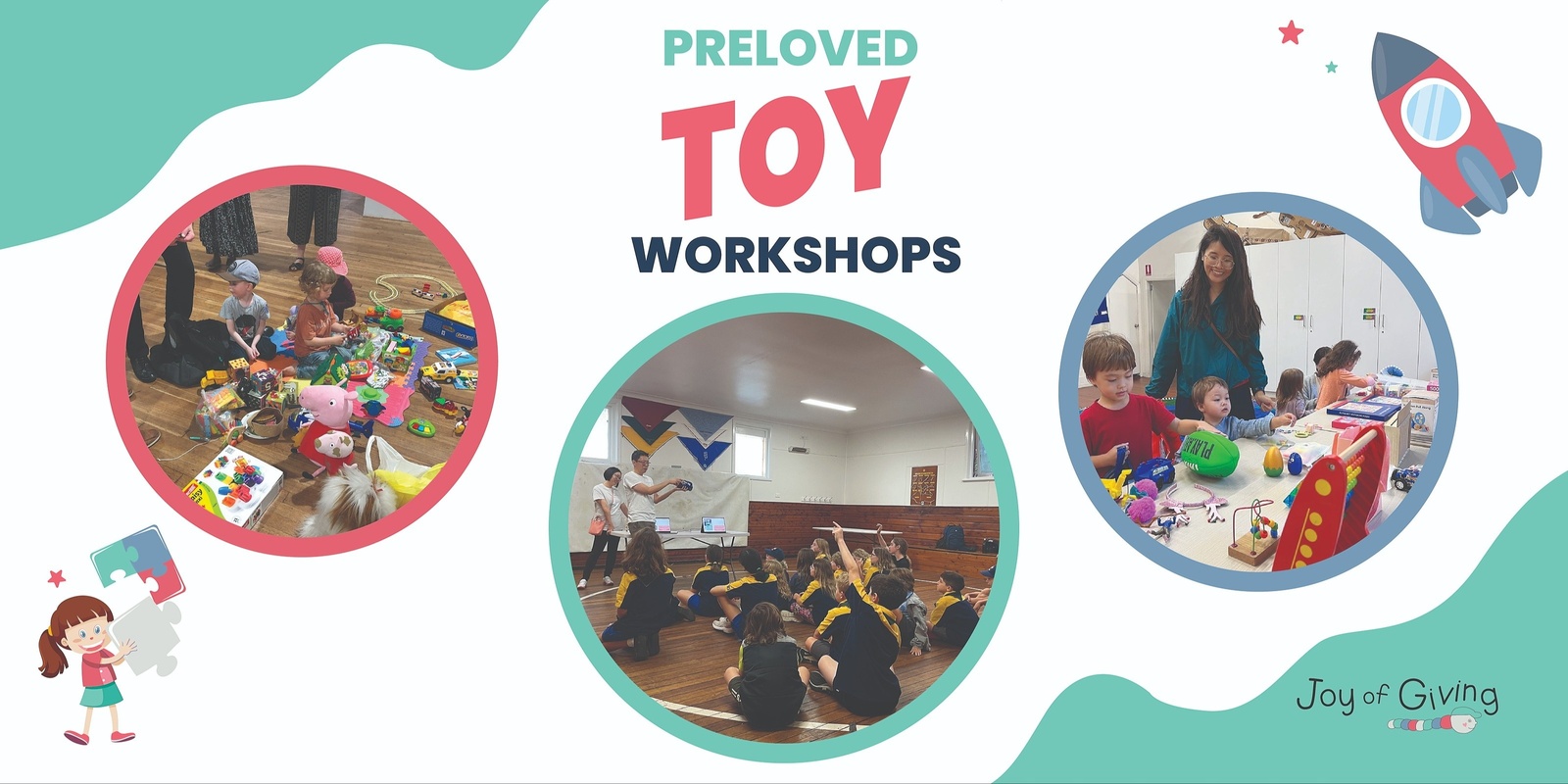 Banner image for Preloved Toy Workshops: Play, Learn, Swap!
