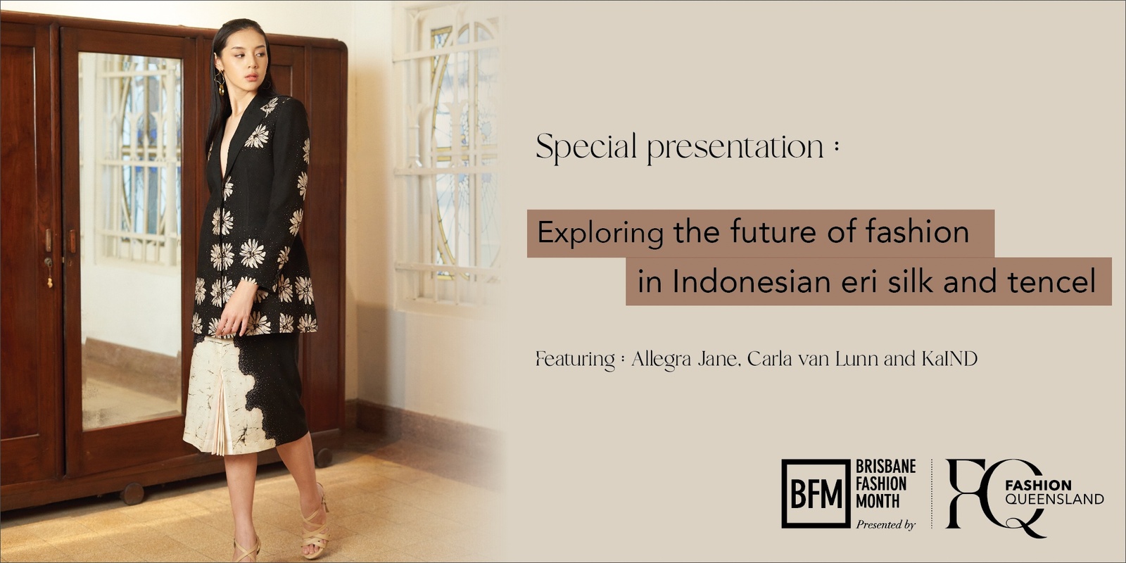 Banner image for Special presentation: Exploring the future of fashion in Indonesian eri silk and tencel